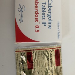 CABASER 0.5 mg x 4 tabs 