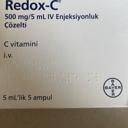 REDOX-C vitamin c iv injection 500mg/5ml x 5 