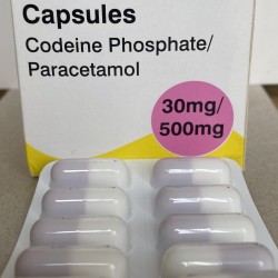 CO-CODAMOL 30mg  codeine /500 mg paracetamol- 40 capsules