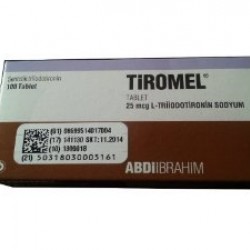 TIROMEL T3 25mcg x 100 